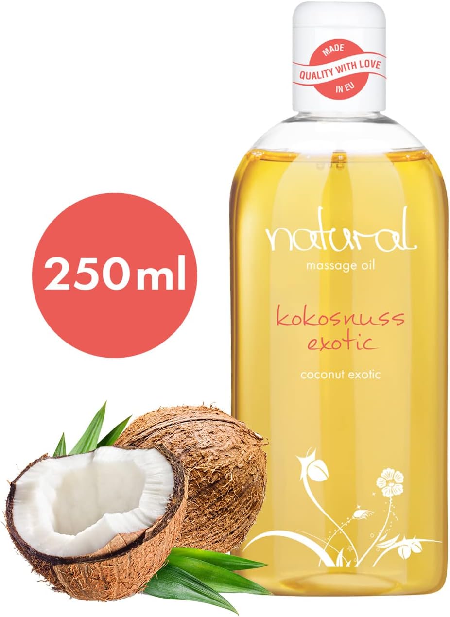 Detalle 2 de Huile de massage Natural Wellness — parfum exotique de noix de coco, 250 ml