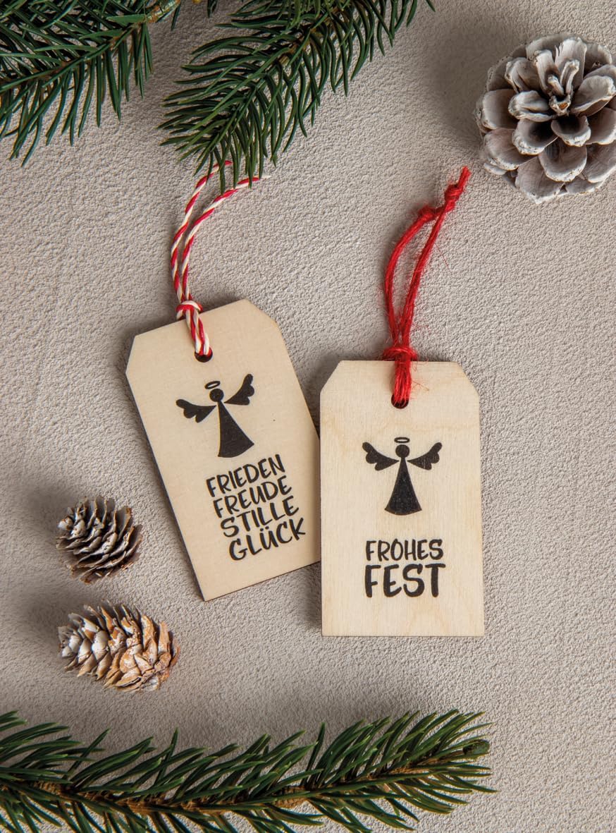 Thumbnail 3 de Rayher Stempel Holz Weihnachtsengel 3x8 cm