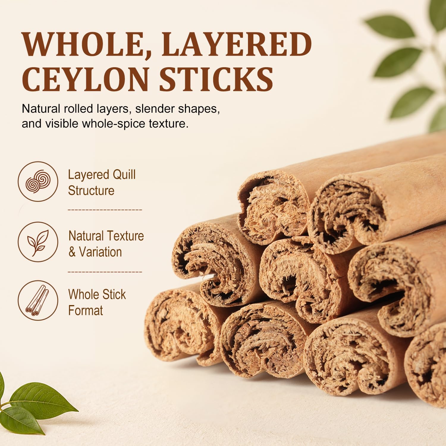 Thumbnail 4 de 52USA Organic Ceylon Cinnamon Sticks, 4 oz Bag, USDA & Kosher Certified