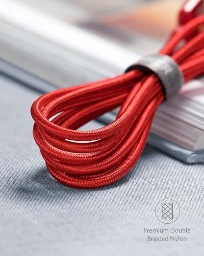 Detalle de Anker 331 Cavo USB Type-C – Confezione da 2, Nylon intrecciato 180 cm