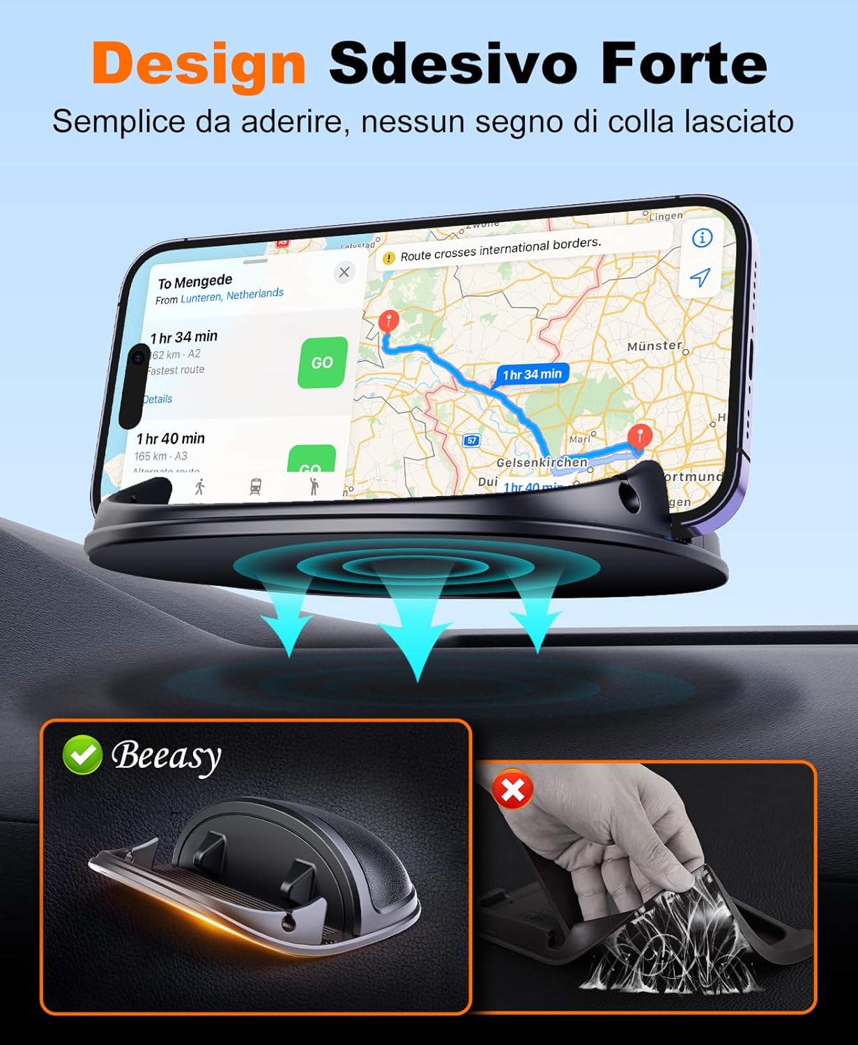 Thumbnail 2 de Beeasy Porta Cellulare Auto 12 cm