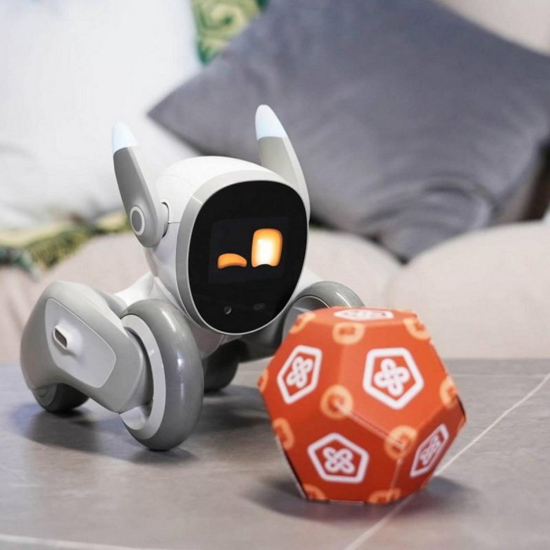 Thumbnail 1 de Loona EPP3.0: perro robot inteligente con reconocimiento facial y control por voz (2GB/8GB, LCD Blanco)