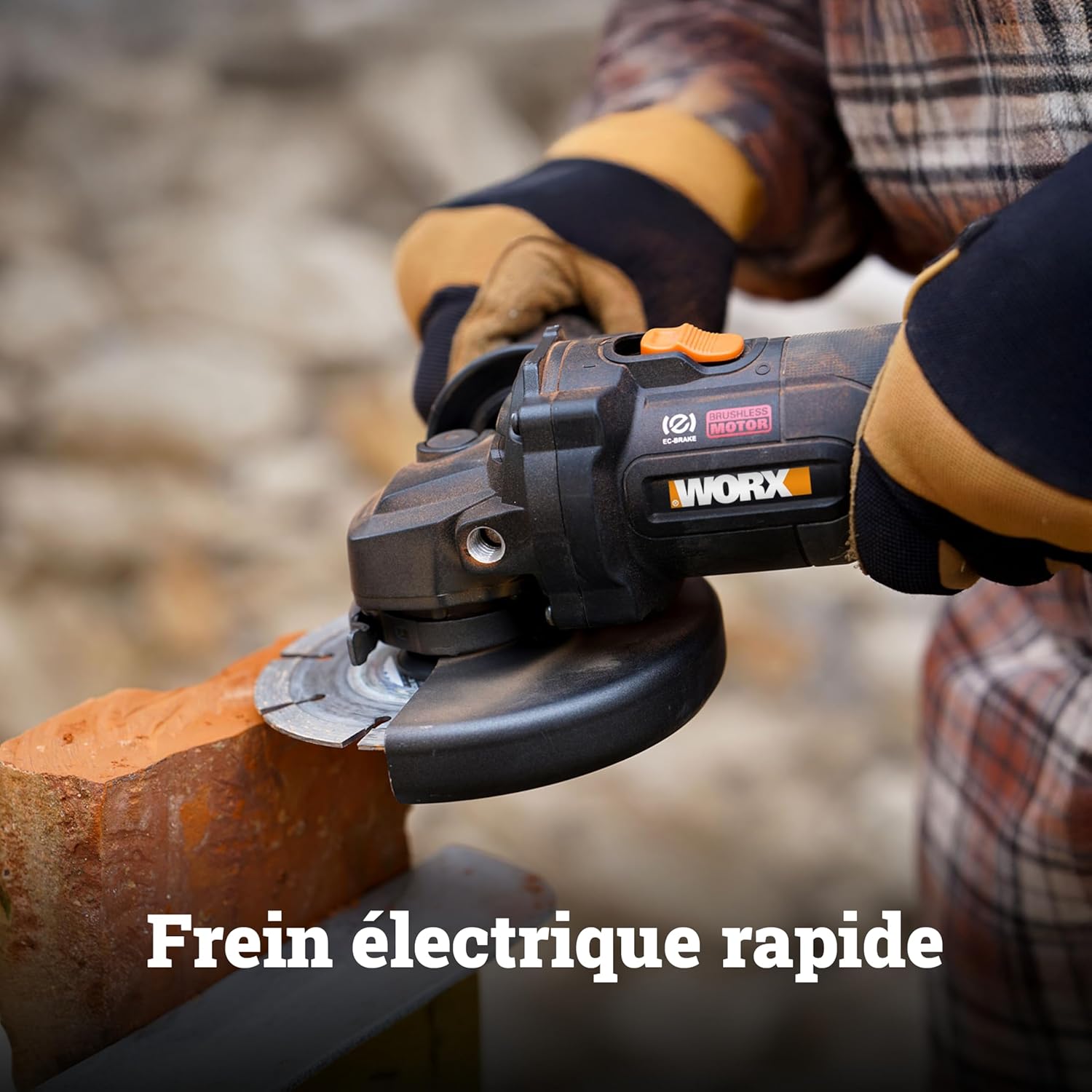 Thumbnail 5 de WORX Meuleuse d'Angle sans Fil Brushless 20V WX814.9 – Disque 125 mm (sans batterie ni chargeur)