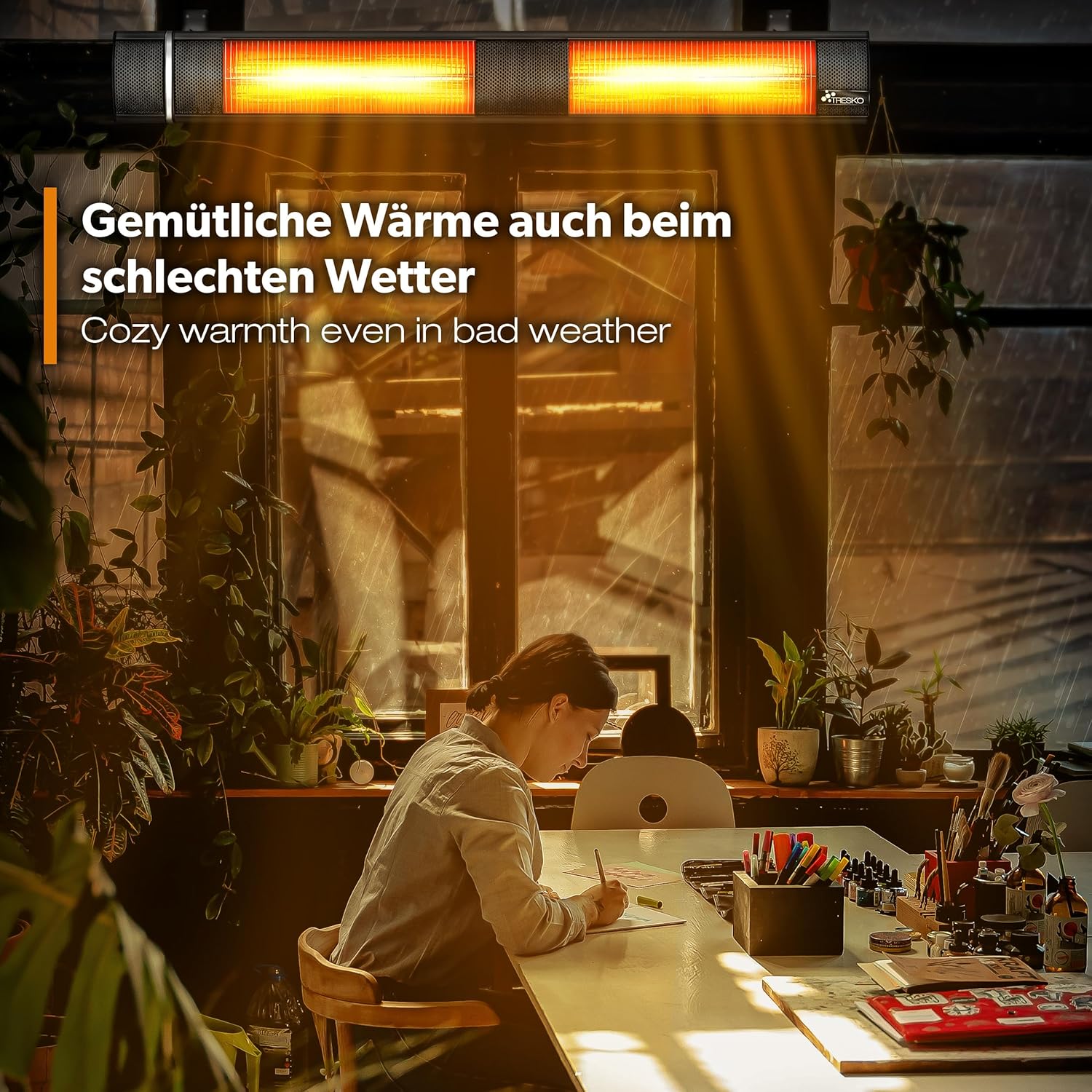Thumbnail 6 de TRESKO Infrarot Heizstrahler 3000W – schnelle Wärme