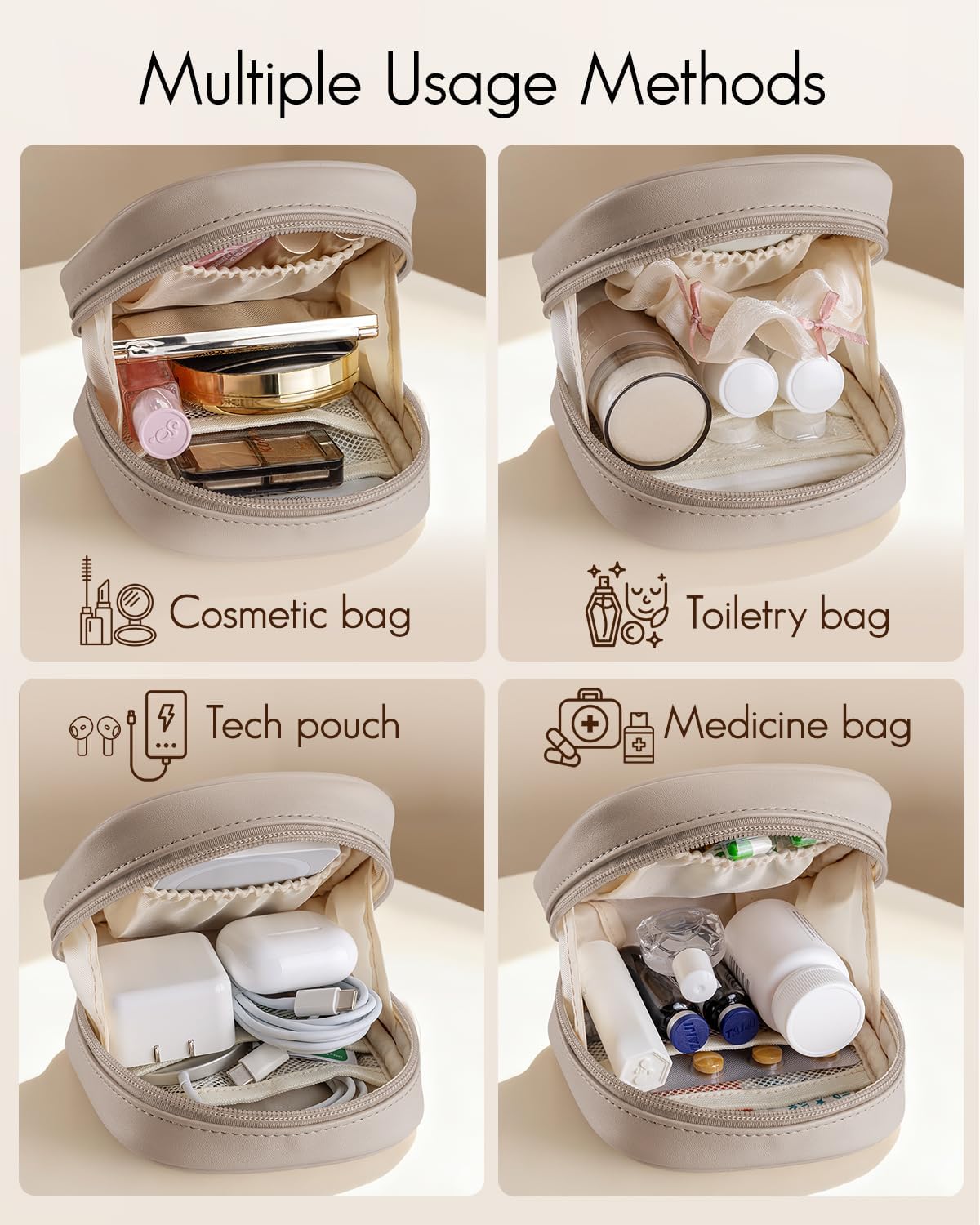 Detalle de Make up bag for purse, 12 x 5 x 13 cm