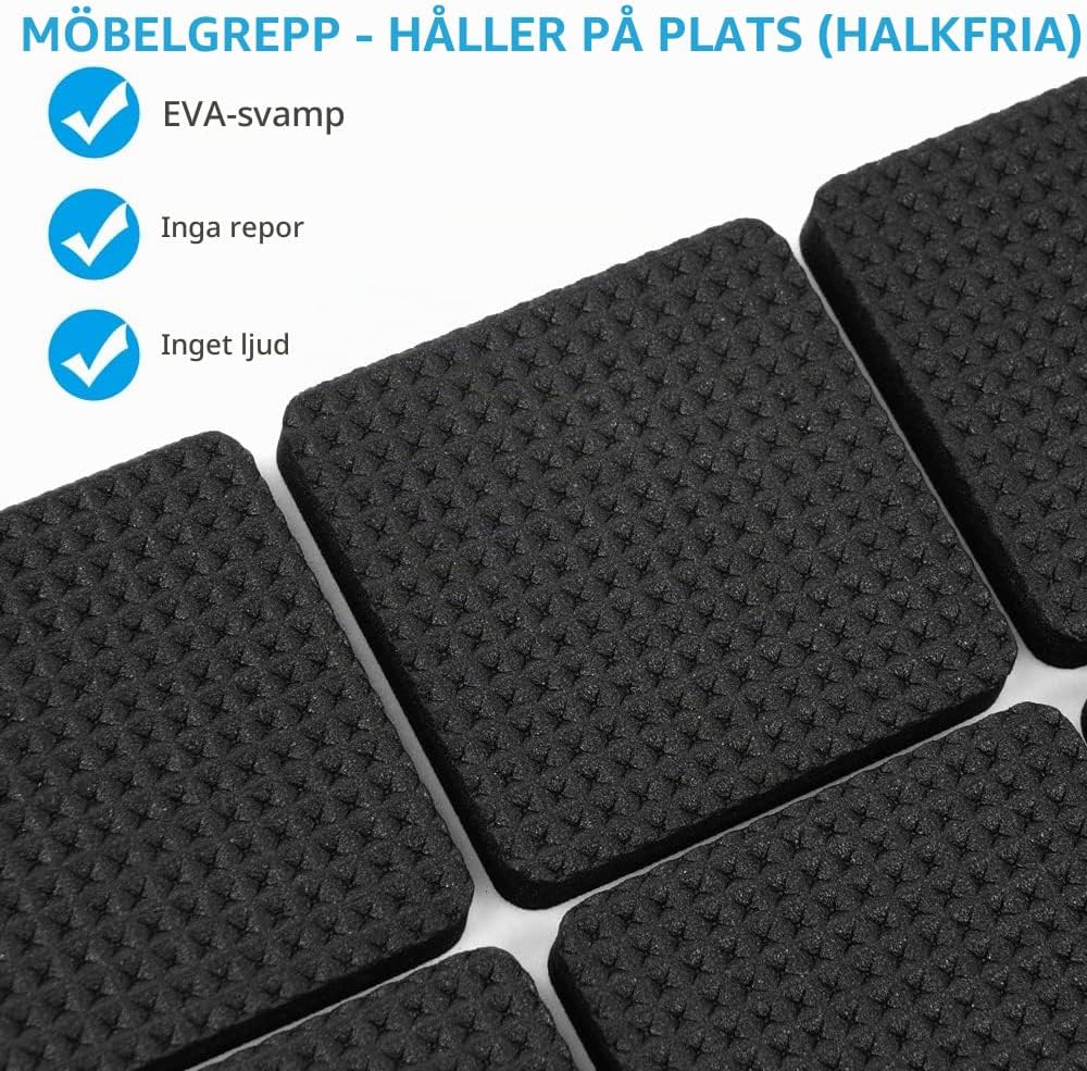 Detalle de OSDUE P-TLHEVA20220609-FBA möbeltassar, 64 st med halkskydd