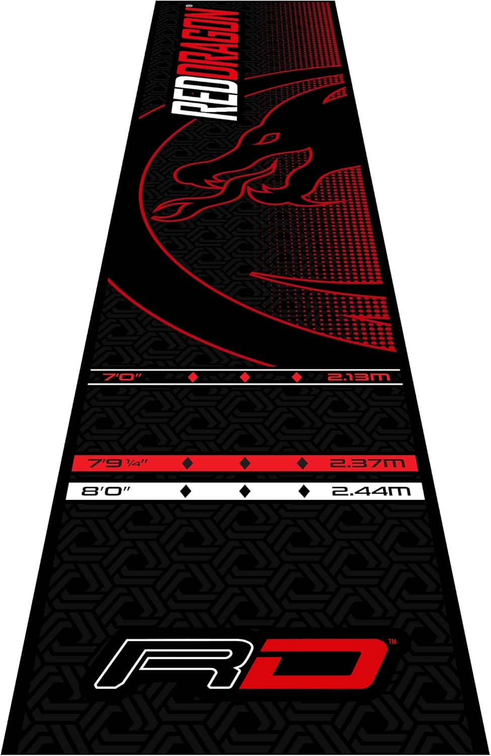 Detalle 2 de RED DRAGON Darts Mat with Oche Line – Official Tournament Measurements