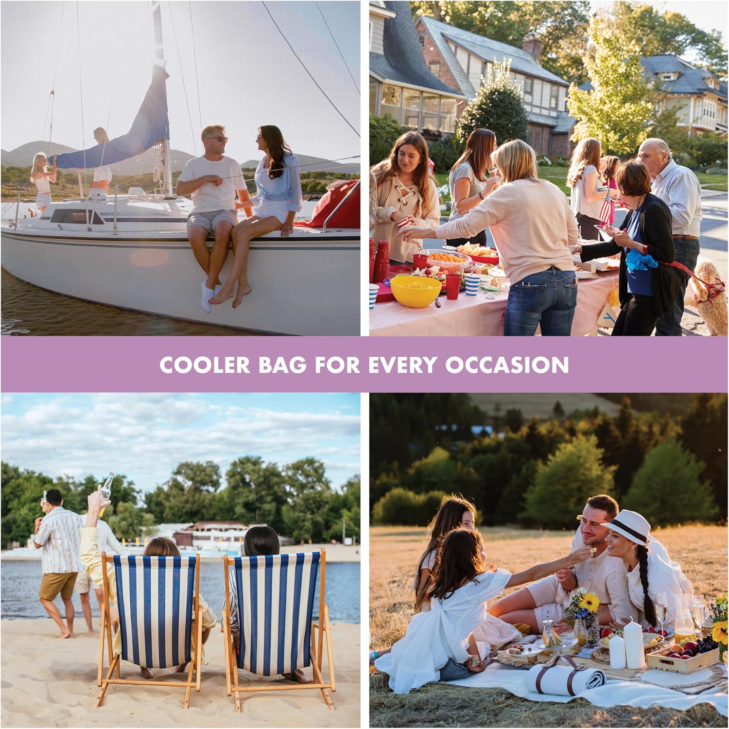 Thumbnail 5 de Fit & Fresh Carefree Cooler Collection Cooler Tote & Mini Sling Bag (Insulated, Leakproof, Water-Resistant)
