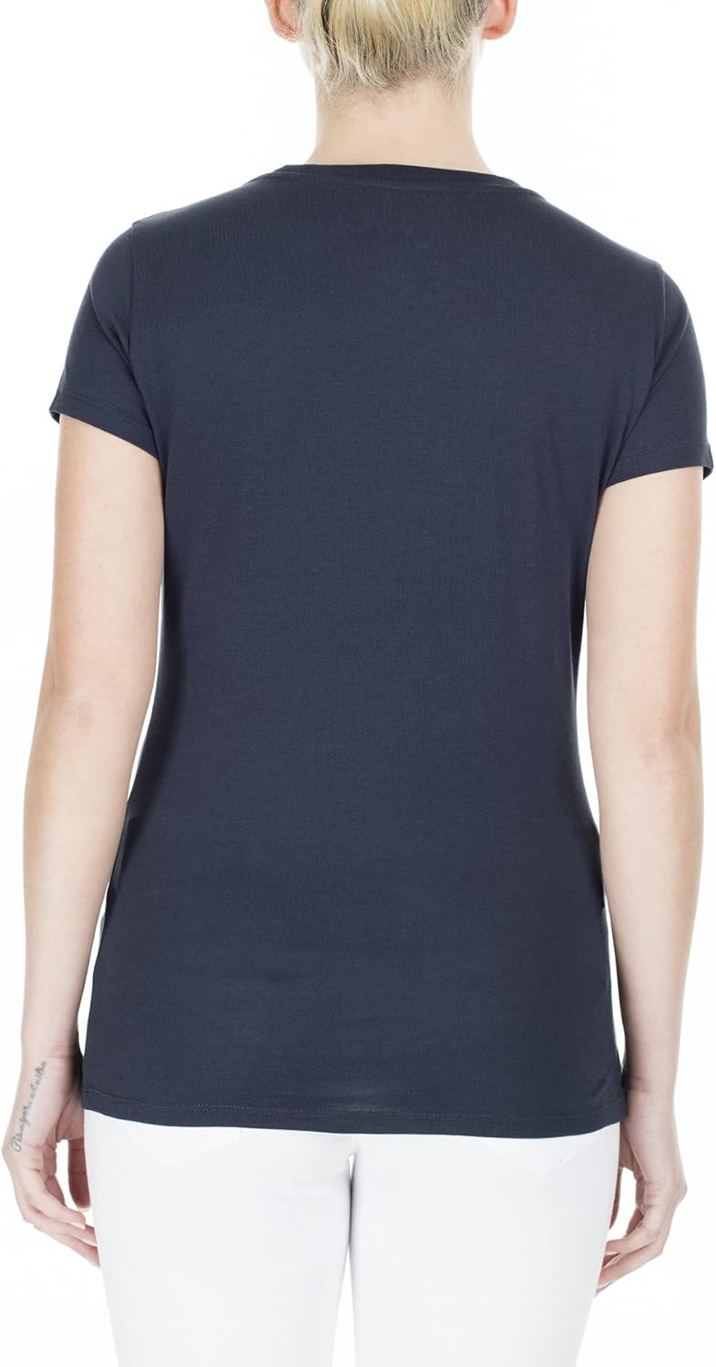 Thumbnail 1 de Armani Exchange 8NYTDLYJ73Z T-shirt Donna: vestibilità aderente e paillettes reversibili in 100% cotone