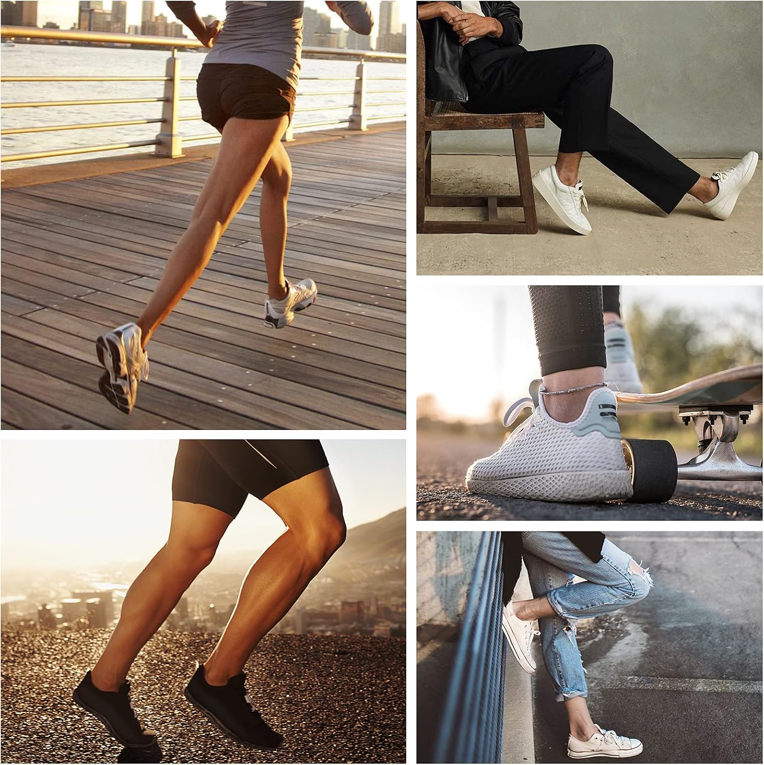 Thumbnail 6 de PAUNEW Sneaker Socken Damen – 10 Paar Sneaker-Socken/No-Show Füßlinge mit Silikonpad