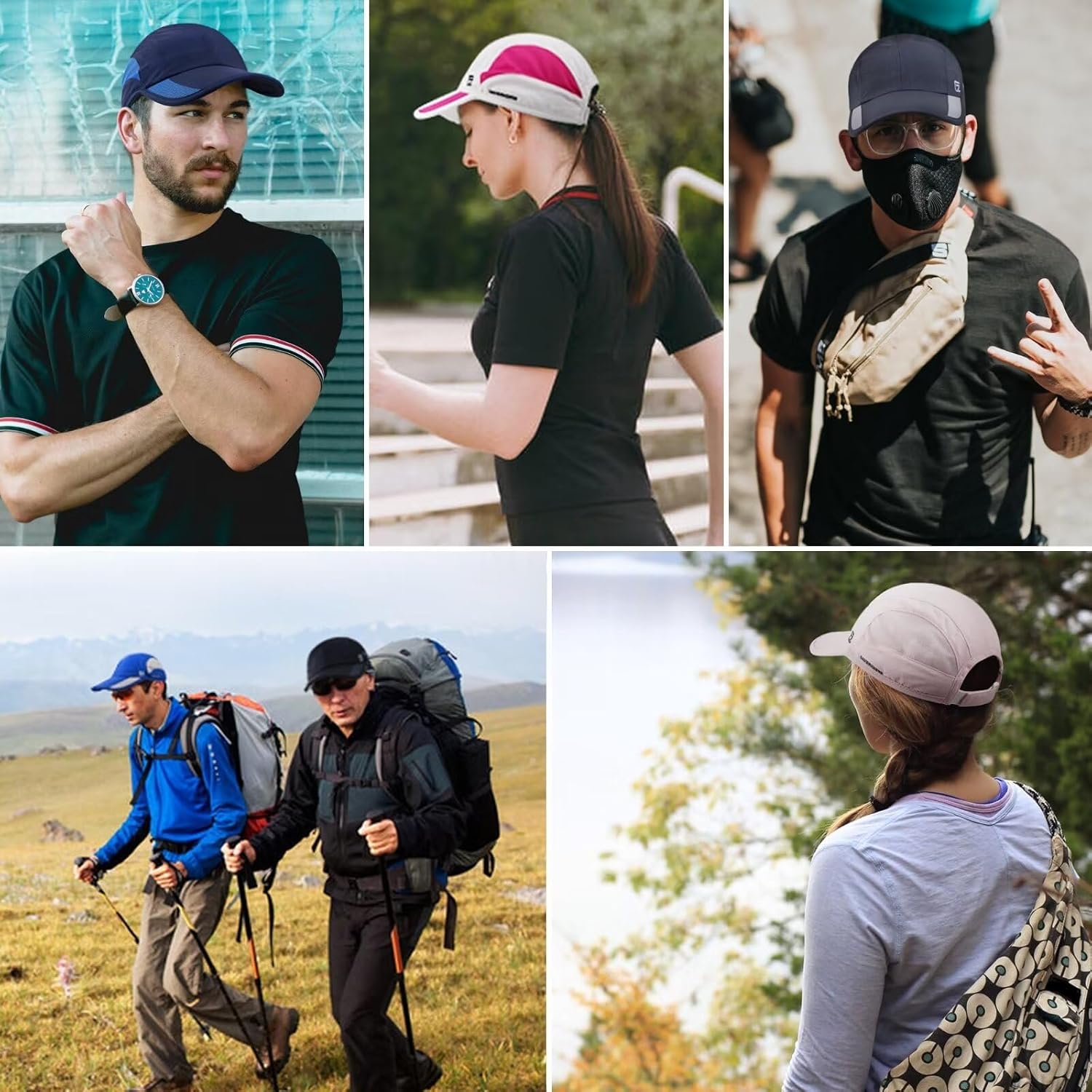Thumbnail 6 de GADIEMKENSD Quick Dry Sports Hat UPF50+ Soft Outdoor Run Cap (56–60cm)