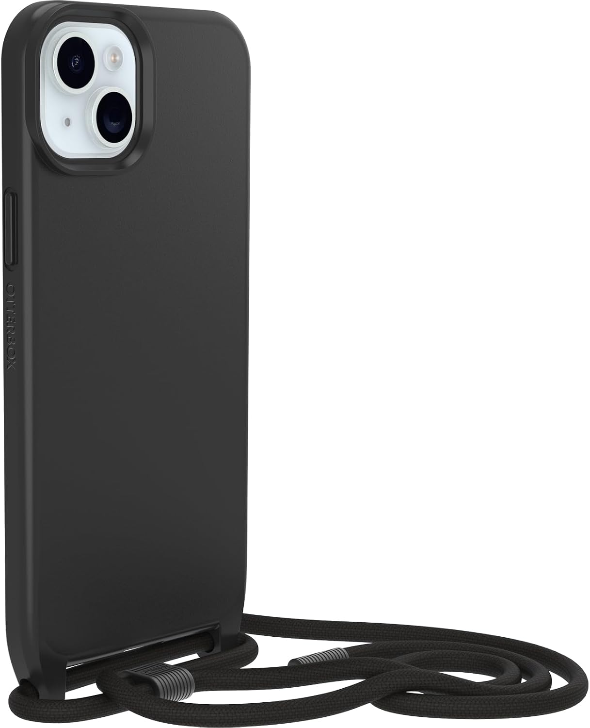 Detalle de OtterBox Cover React Necklace con MagSafe per iPhone 15 Plus / 14 Plus – Ultra sottile e resistente, con cordino intercambiabile