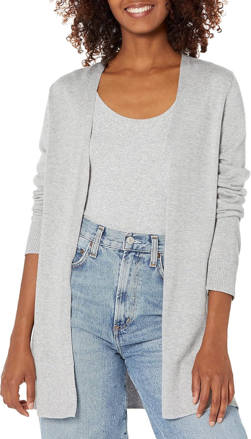 Thumbnail 6 de Amazon Essentials Femme cardigan léger ouvert à l’avant (grande taille disponible)
