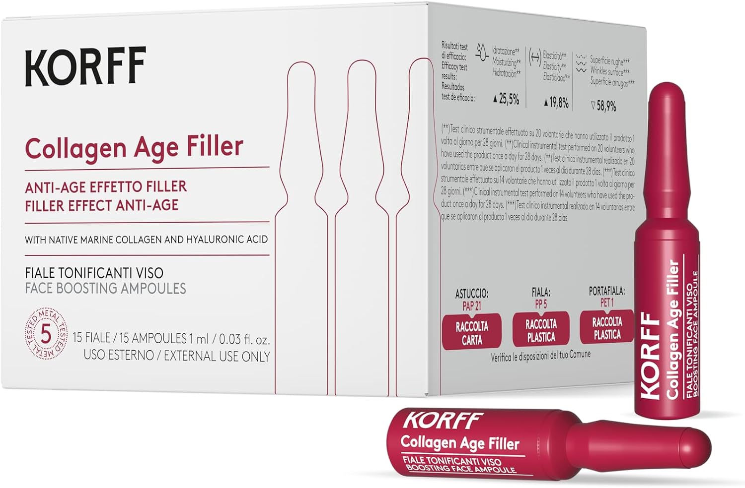 Detalle de Korff Collagen Age Filler 15 fiale 💧