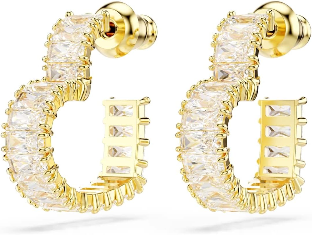 Thumbnail 2 de Swarovski Matrix Kollektion Kreolen Herzdesign