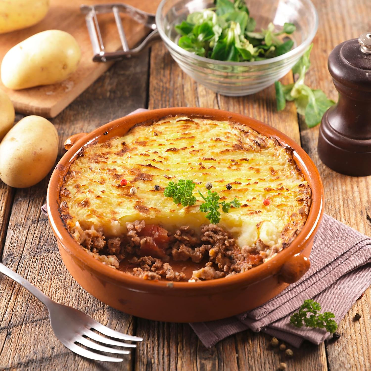 Detalle de Pfanni Kartoffel Püree Das Komplette – Püree mit Milch, 7x 9 Portionen