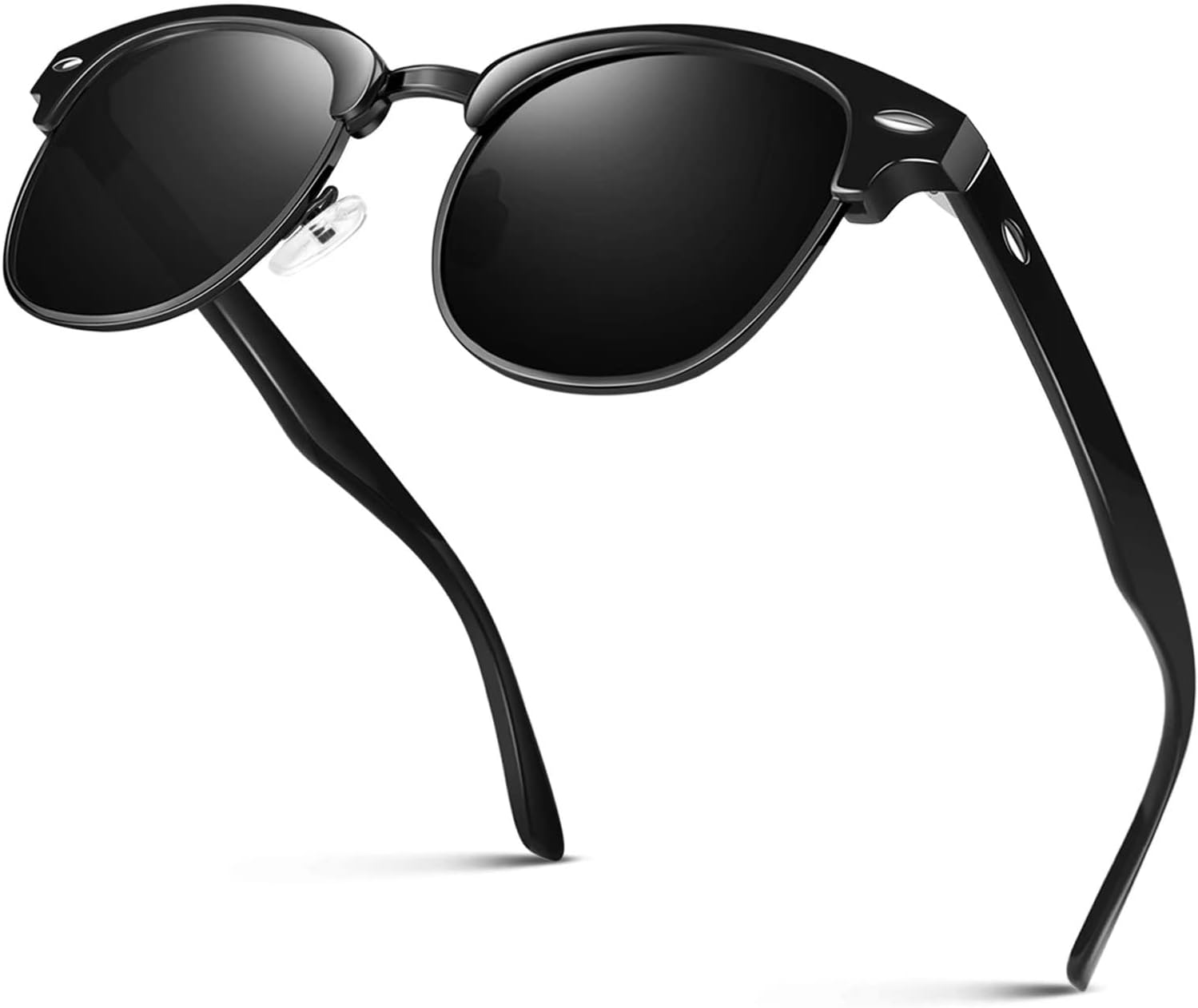 Detalle de LINVO Polarisiert Sonnenbrille Halbrahmen