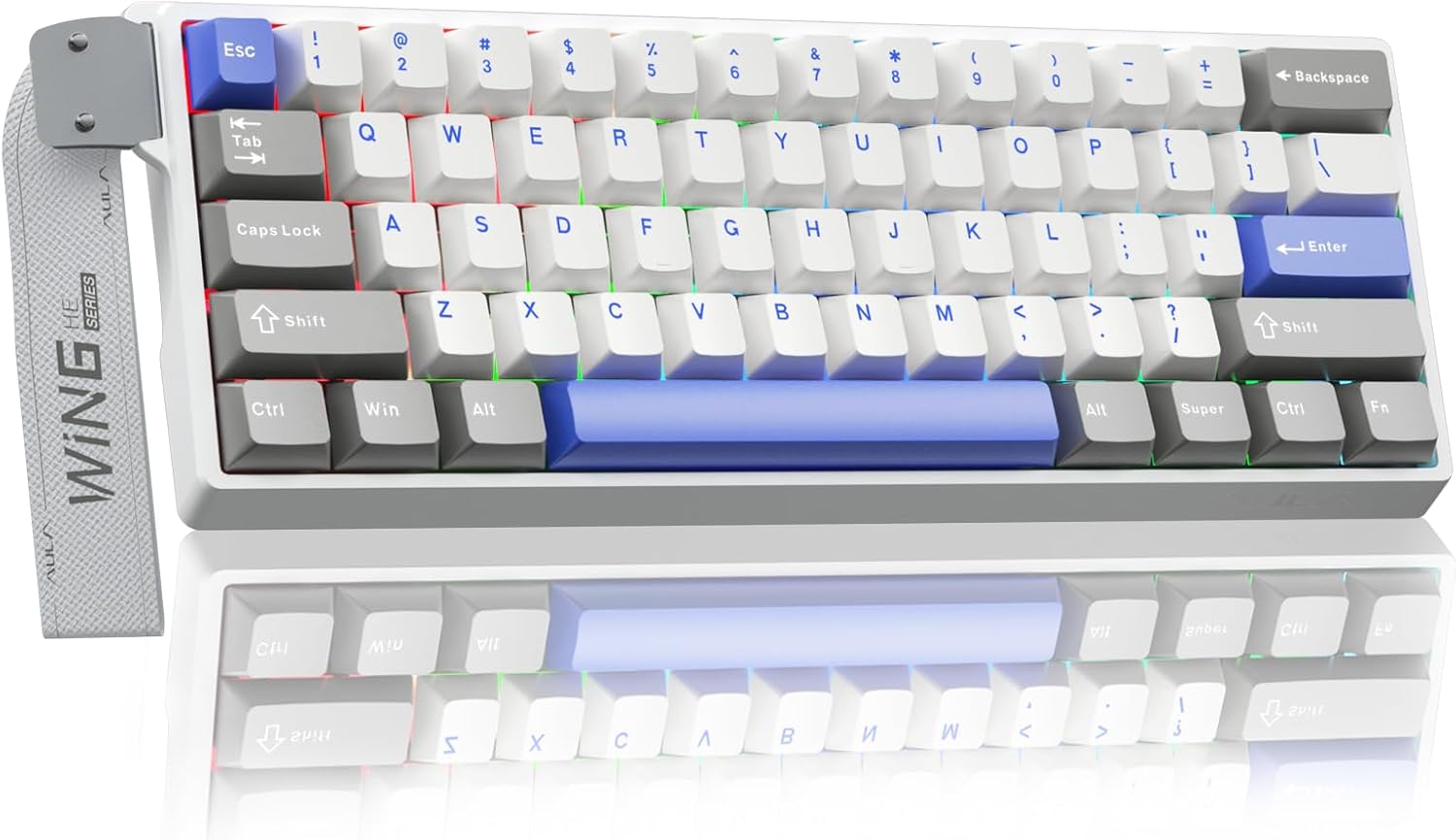 Detalle de AULA WIN60HE MAX Gaming Tastatur 60%