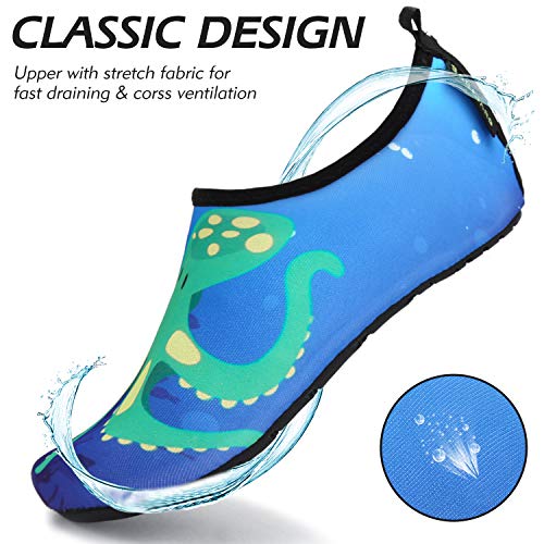 Detalle de SAGUARO Kinder Badeschuhe Blau Octopus Gr. 26/27 EU – Aquaschuhe, schnell trocknend