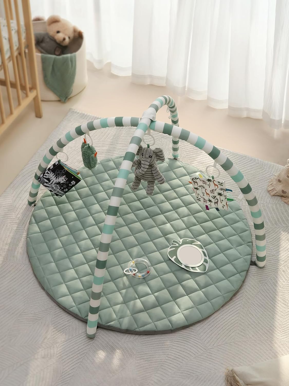 Detalle 2 de Blissful Diary Baby Play Gym Mat 33.46 in