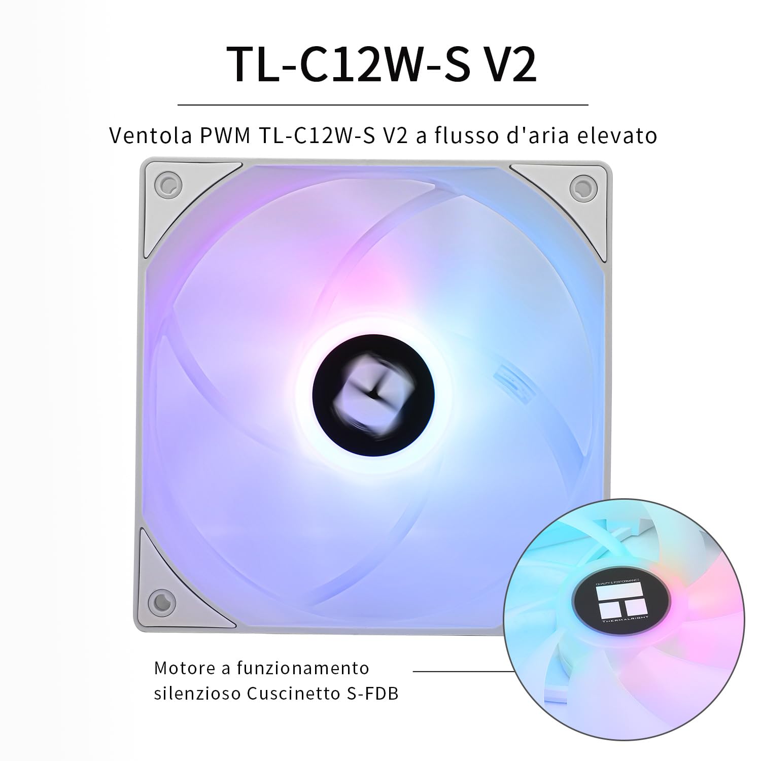 Thumbnail 4 de TR AQUA ELITE 360 White V3 refroidisseur AIO 360mm