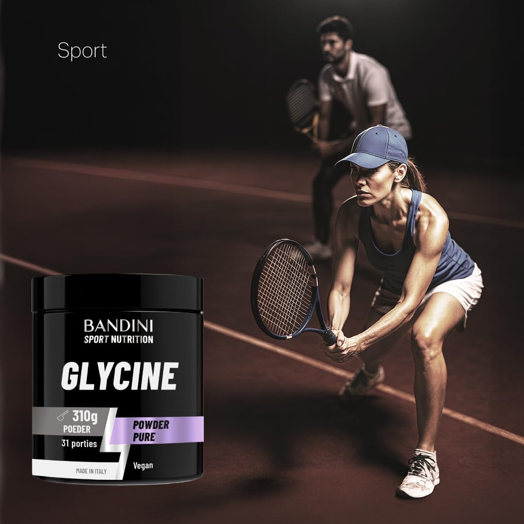 Detalle de BANDINI GLYCINE L-glycinepoeder 310 g, vegan en zonder toevoegingen