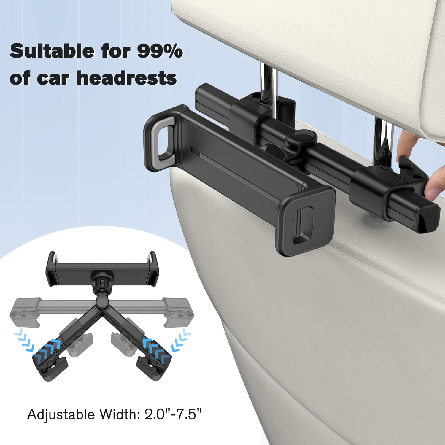 Thumbnail 3 de FINTIE Tablet Halterung Auto (Universal) – 360° drehbar für Geräte 6–13 Zoll