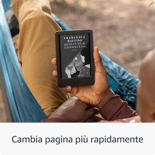 Thumbnail 2 de Amazon Kindle (Ultimo modello) - Il più leggero e compatto, schermo antiriflesso, illuminazione frontale regolabile, 16 GB, senza pubblicità