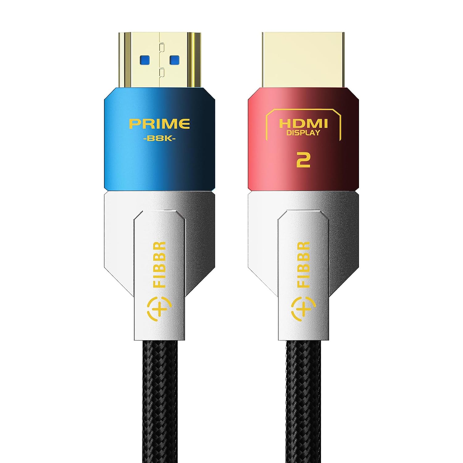 Detalle de FIBBR HDMI 2.1 Glasfaserkabel 5M – 8K/4K High-Speed, echte Glasfaser mit 48 Gbit/s