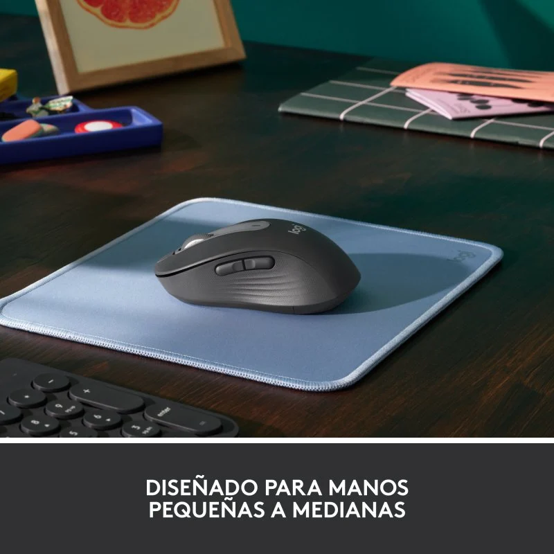 Thumbnail 1 de Logitech Signature M650 Ratón Bluetooth manos pequeñas, gris 🖱
