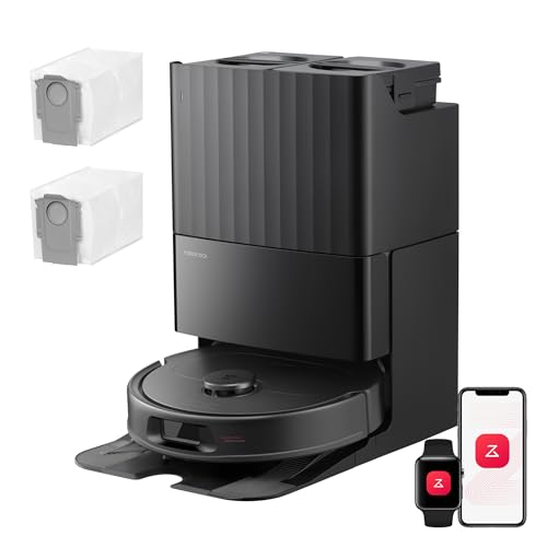 Detalle de roborock Qrevo S Pro Set : Robot aspirateur laveur anti-enchevêtres et station tout-en-un