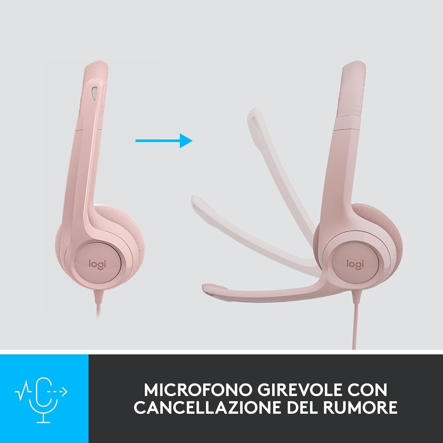 Thumbnail 2 de Logitech H390 cuffia USB 1,9 m