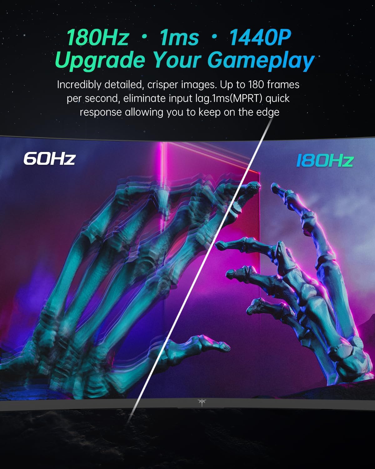 Detalle 2 de KTC H27S17 27-inch Gaming Curved Monitor