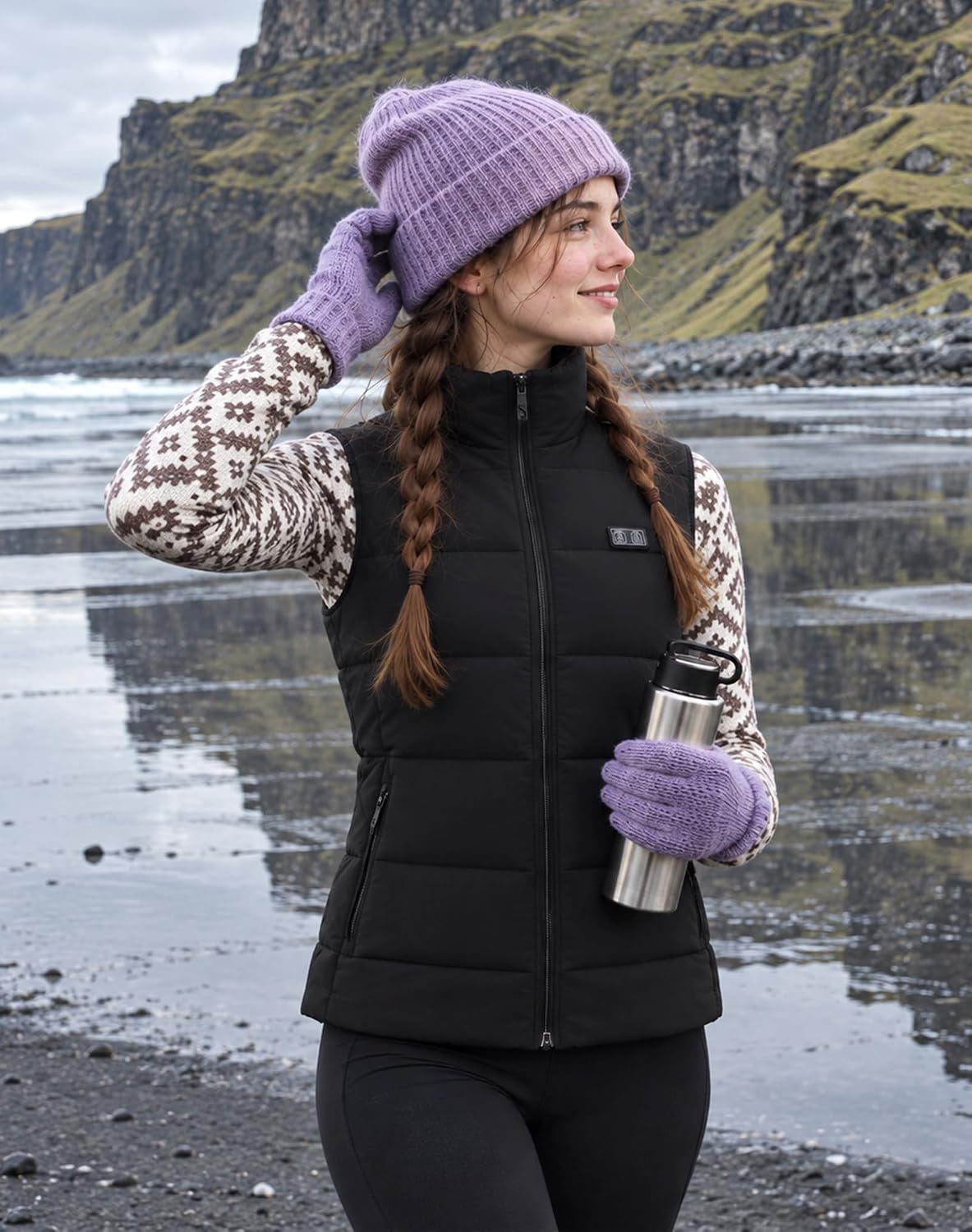 Thumbnail 6 de CKARTIC Women's Heated Vest, 15 Heating Zones, 10,000mAh Battery Pack