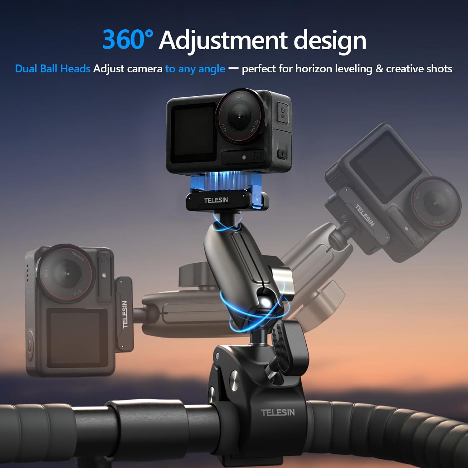 Detalle 2 de AuyKoo Quick Release Clamp Mount for DJI Osmo