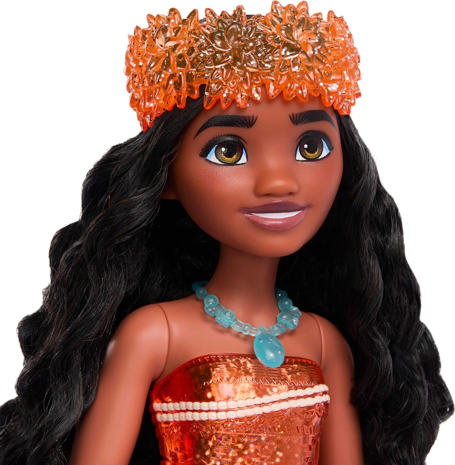 Thumbnail 4 de Mattel Disney Princess Moana posable fashion doll (HLW05) with sparkling outfit & accessories