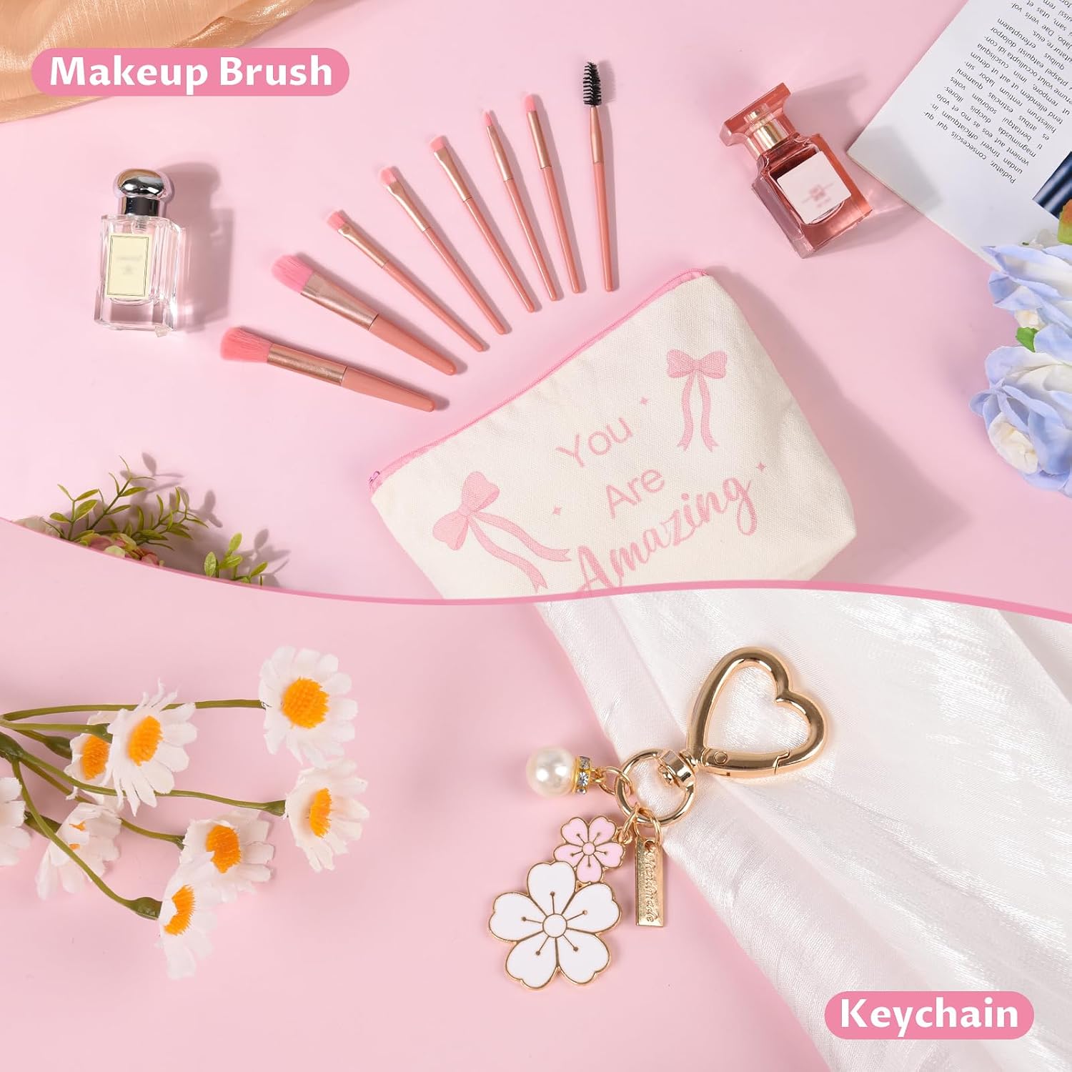 Detalle 1 de Kococaty CU-01 cadeauset voor meisjes met glazen beker en roze accessoires