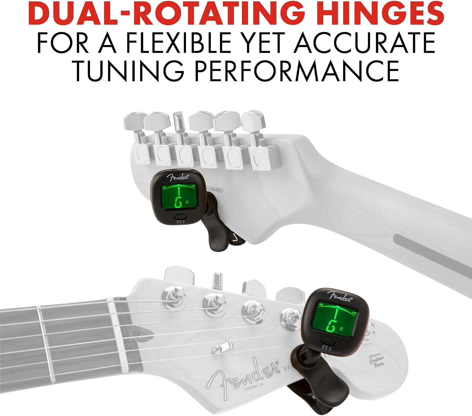 Thumbnail 4 de Fender FT-1 Pro Gen 2 Clip-On Chromatic Tuner for Guitar, Bass & More