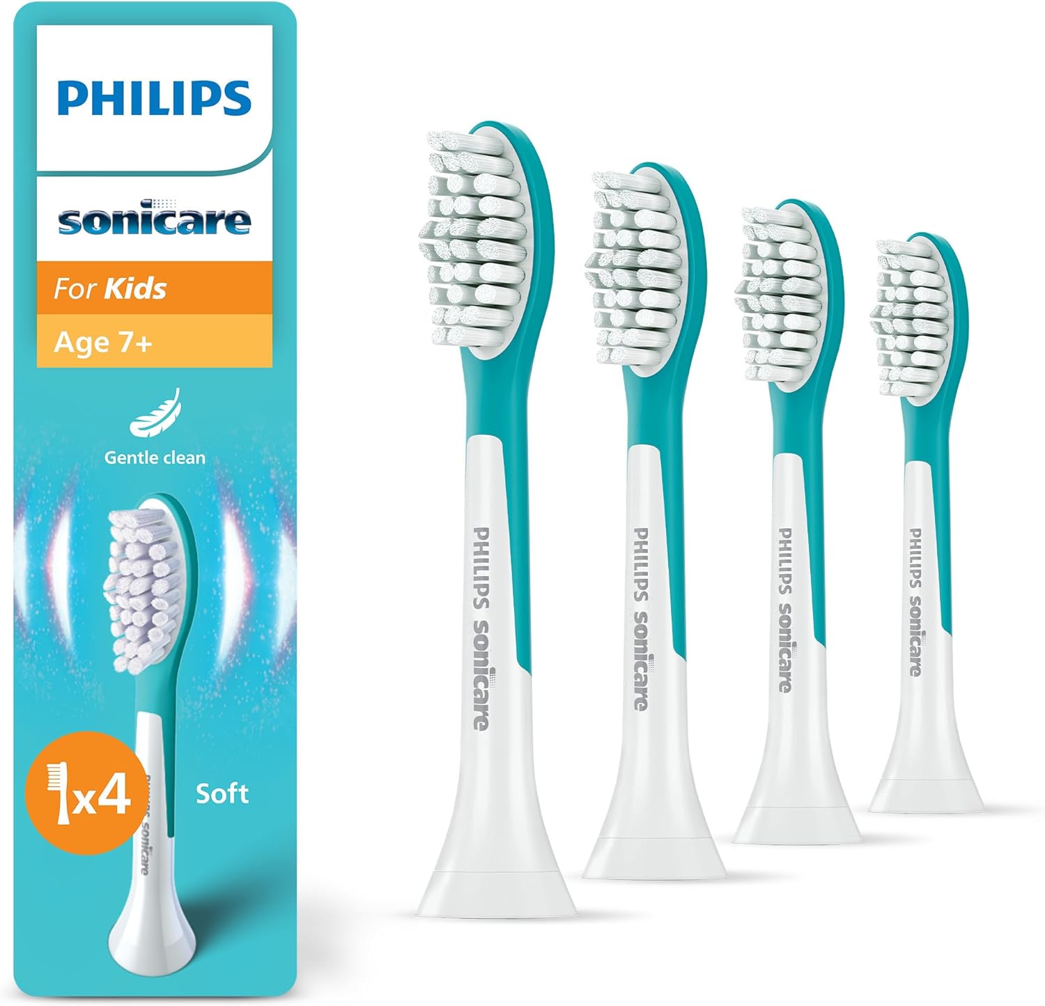 Detalle de Philips Sonicare for Kids HX6044/90 4-pack toothbrush heads 🪥