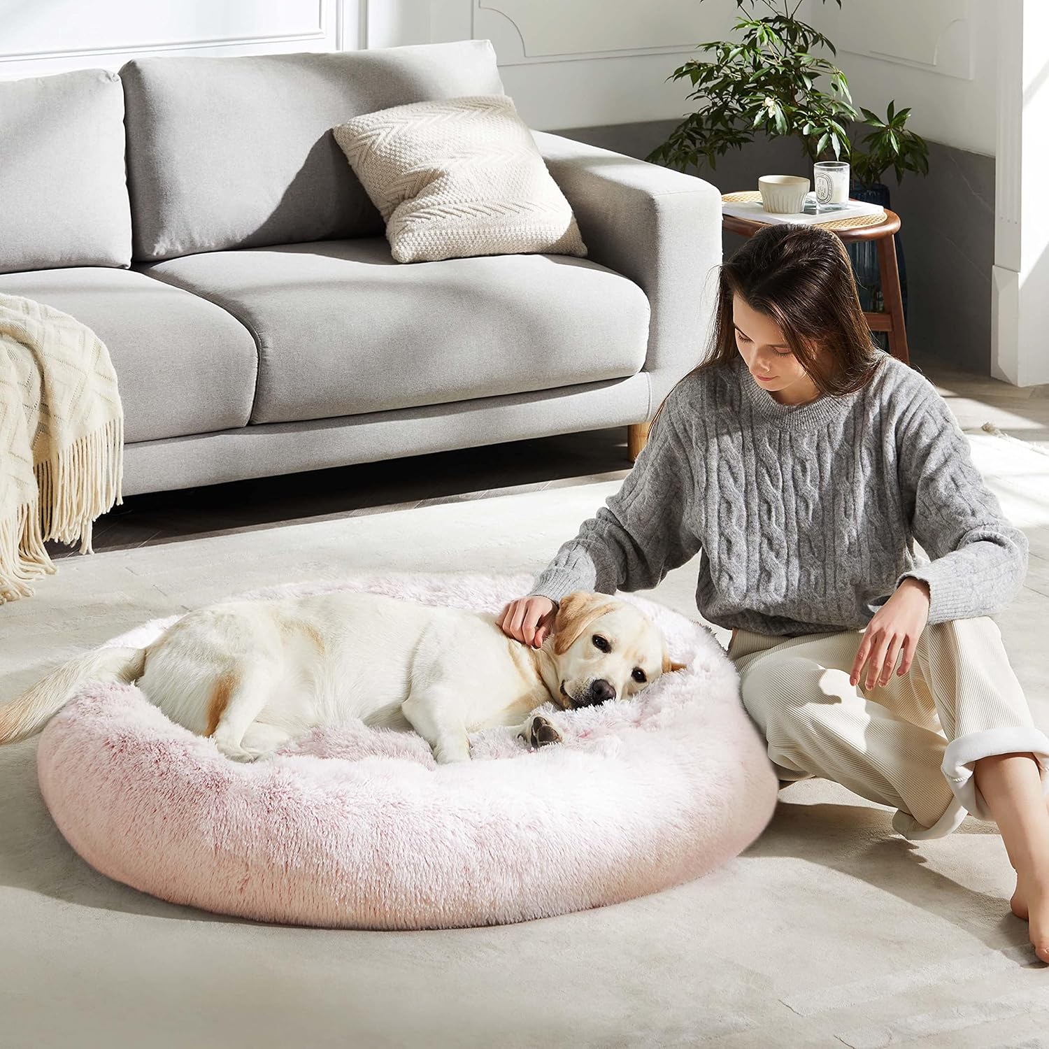 Detalle 2 de Western Home Donut Dog Bed 36-Inch