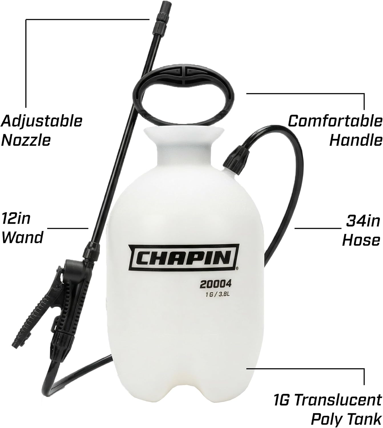 Detalle de Chapin 1-Gallon Pump Sprayer, Easy Use for Home & Garden by Chapin International