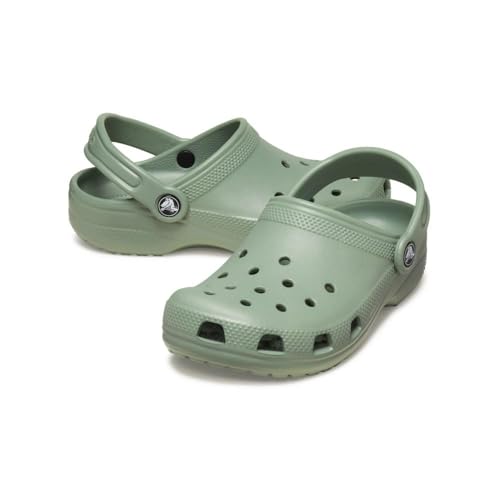 Thumbnail 4 de Crocs Unisex Kids Classic Clog K Clogs Moss (3 UK) – Lightweight, Secure Fit for Everyday Play