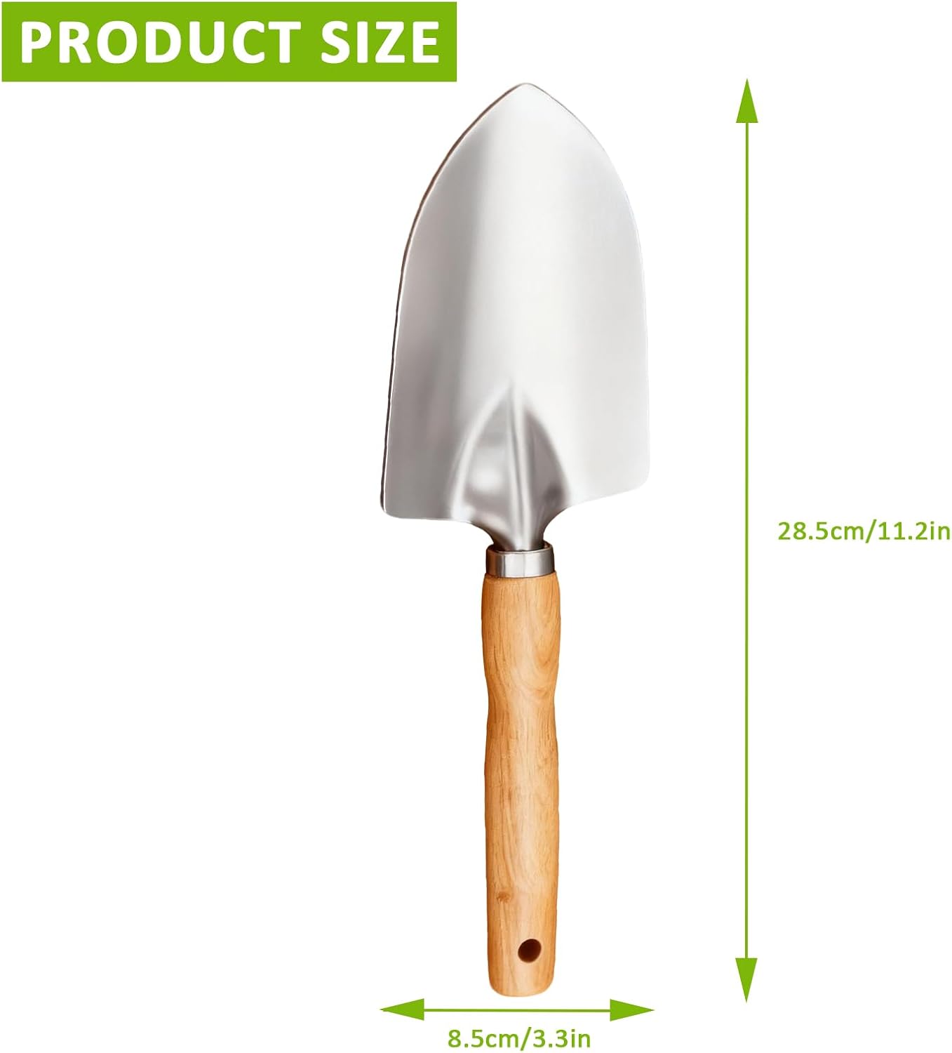 Thumbnail 2 de Jorxentia Stainless Steel Garden Trowel – Ergonomic, Multipurpose Hand Trowel