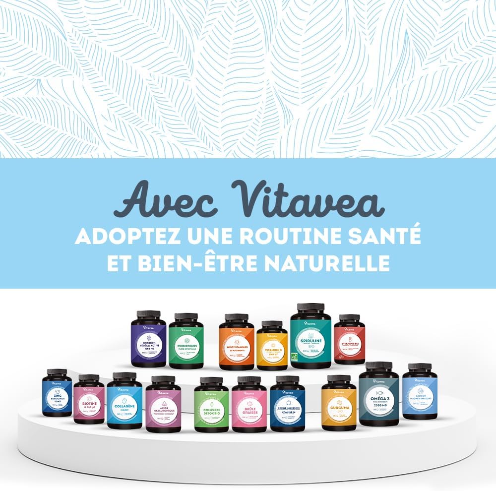 Thumbnail 6 de Collagène Marin Type 1&3 1000 mg | Vitavea — 180 comprimés, fabrication française