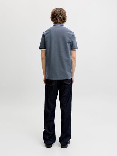 Detalle de JACK & JONES Jjepaulos Polo SS Noos, Blue Mirage (S) – ficha de compra