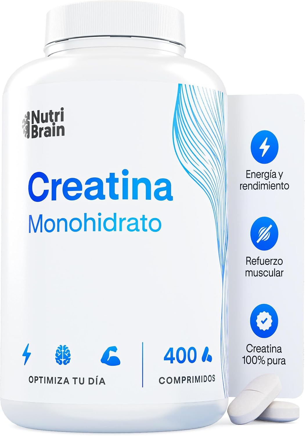 Imagen de NUTRIBRAIN Creatina Monohidratada 3000 mg en OfertitasTOP