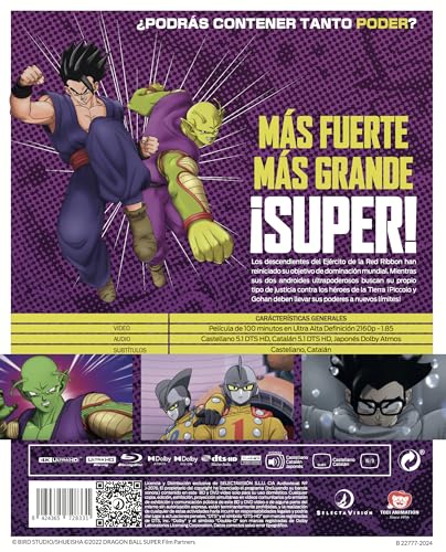 Detalle 2 de Dragon Ball Super Super Hero 4K Digipack — Bluray coleccionista 🎥