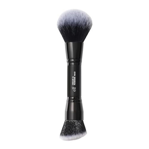 Detalle de e.l.f. Dual-Ended Cream + Powder Brush: All-in-One Tool for Cream and Powder Makeup