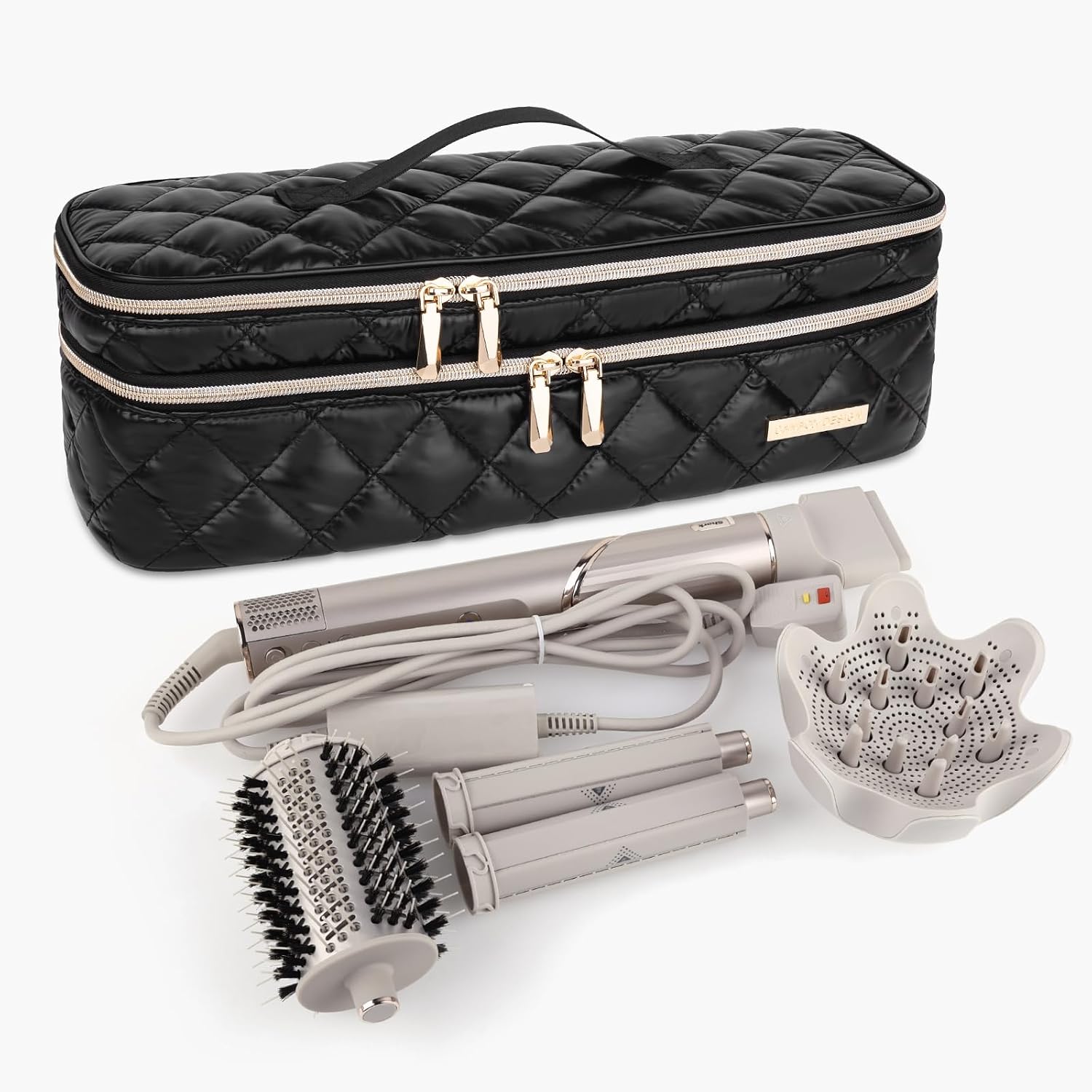 Thumbnail 6 de CANBOX Travel Carrying Case for Hair Dryer Tools (Shockproof Double-Layer) – Black