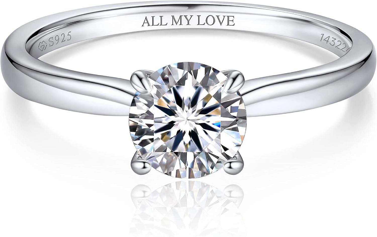 Detalle de MomentWish Verlobungsring Damen 1 Karat đ